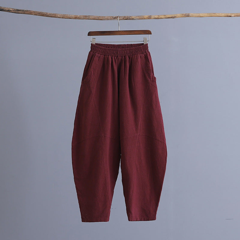 Articulated Women's Solid Zen Meditation Pants