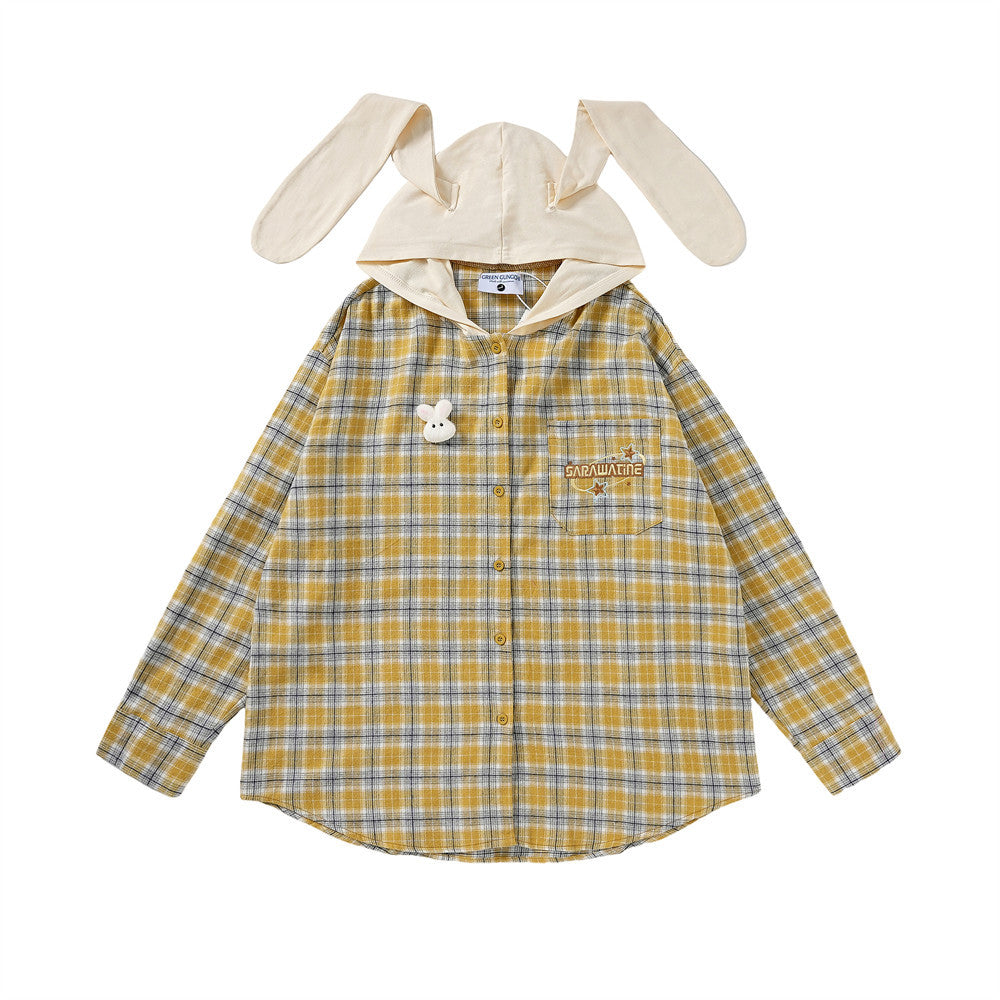 High Street Fashionable Contrast Color Embroidery Long Sleeve Shirt Coat