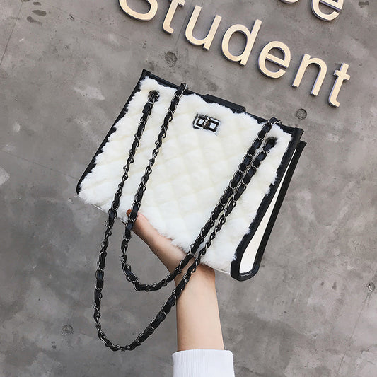 Autumn and winter wool bag