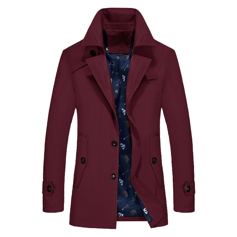 Korean Slim Fit Large Youth Men's Thin Jacket