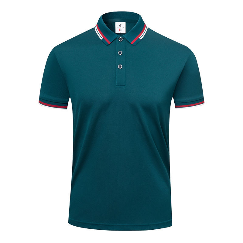 Ice Cotton High-end Enterprise Clothes Lapel Short Sleeve 190g