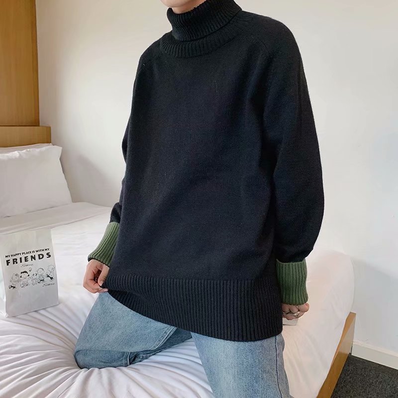 Solid color loose tide sweater