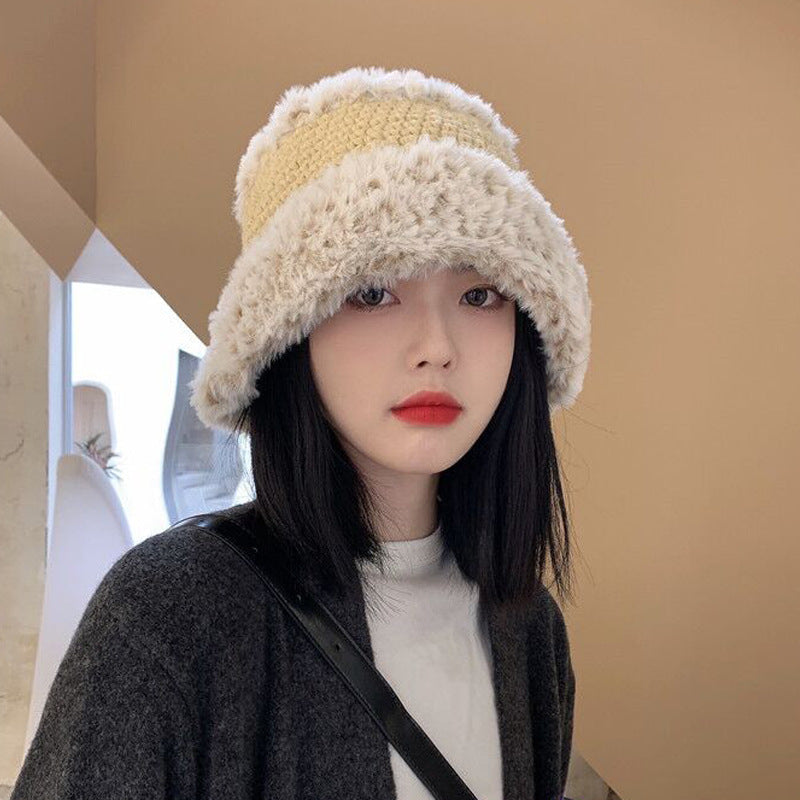 Women's Fashion Retro Hundred With Ear Protection Warm Woolen Hat