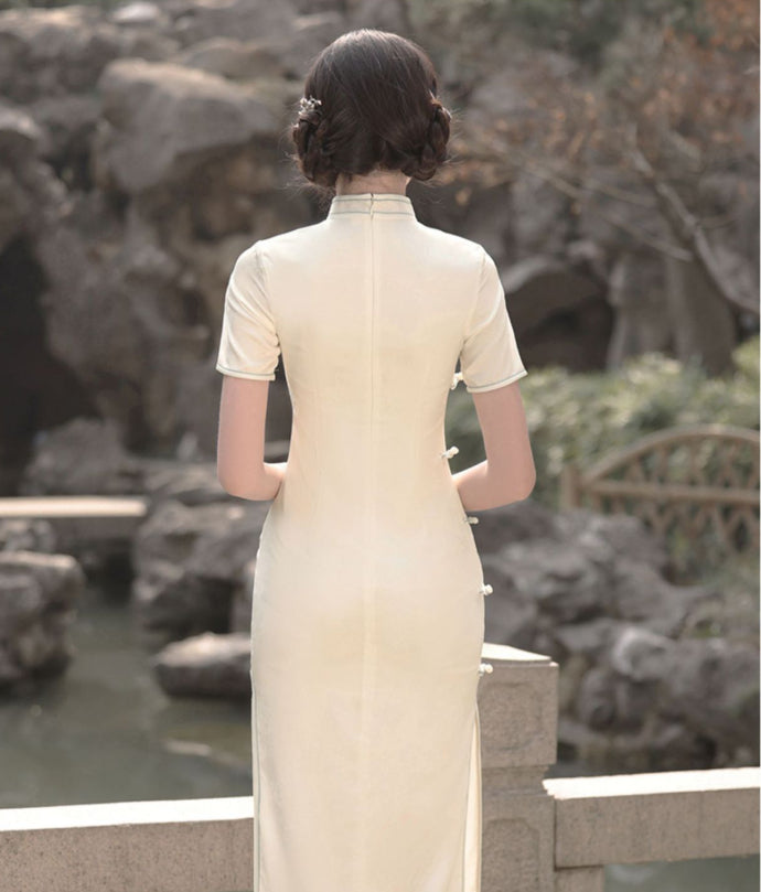 Girl's New Chinese Style Polyester Temperament Dress