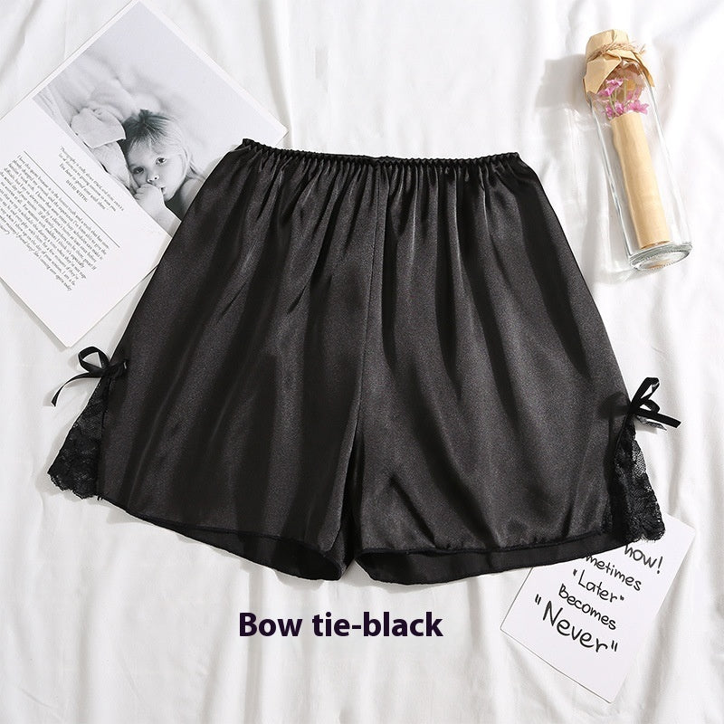 Bow Silk Anti-exposure Bottoming Afslappede Bukser