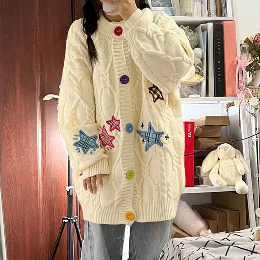 Womens Stylish Thickened Cardigan Sweater Coat