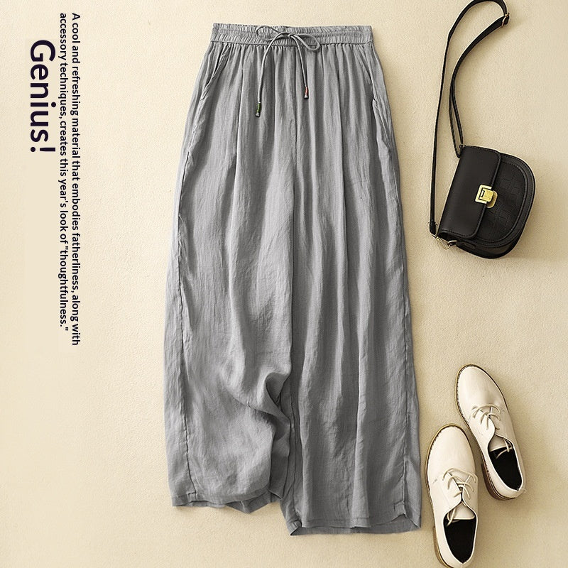 Stylish Trendy New Loose-fitting Minimalist Straight-leg Pants