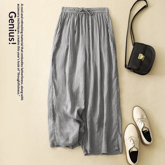 Stylish Trendy New Loose-fitting Minimalist Straight-leg Pants