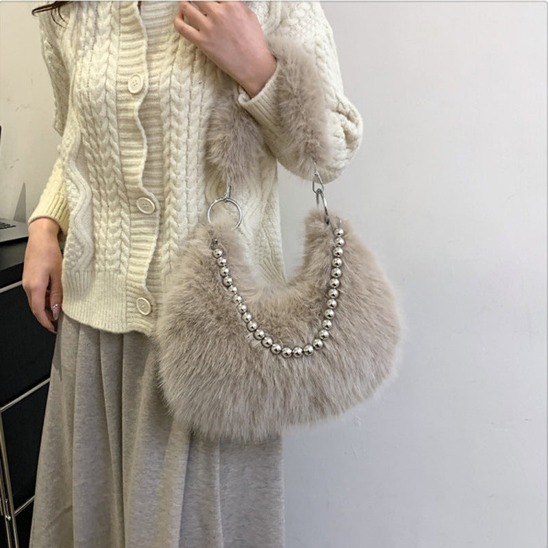 Pels Crossbody Taske Til Kvinder