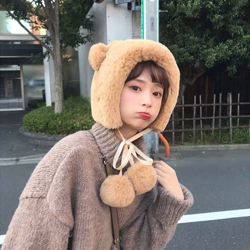 Women's Fashion Korean Style Bear Ears Hat