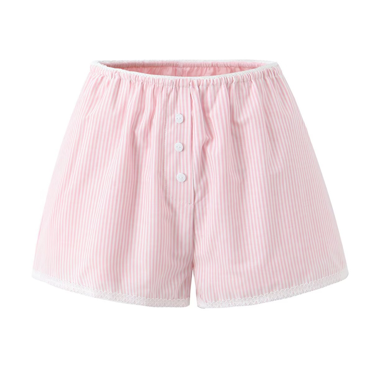 Solid Color Vest Shorts Pants Three Piece Set For Women