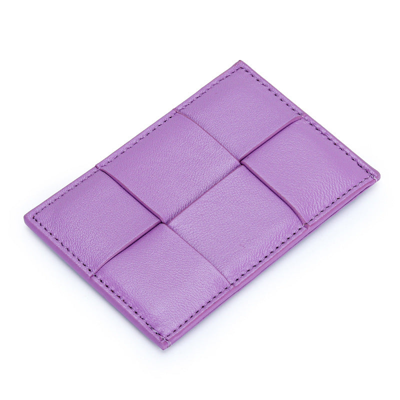 Sheepskin Small Card Holder Women's Small And Ultra-thin