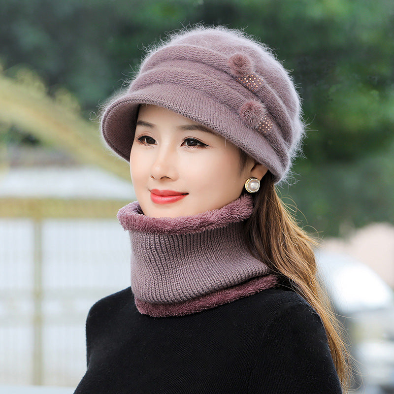 Women's Warm Fleece Elegant Hat Grandma