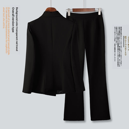 Womens Formal Suit Korean-Style Slim-Fit Casual Blazer With A High-End Professional Finish