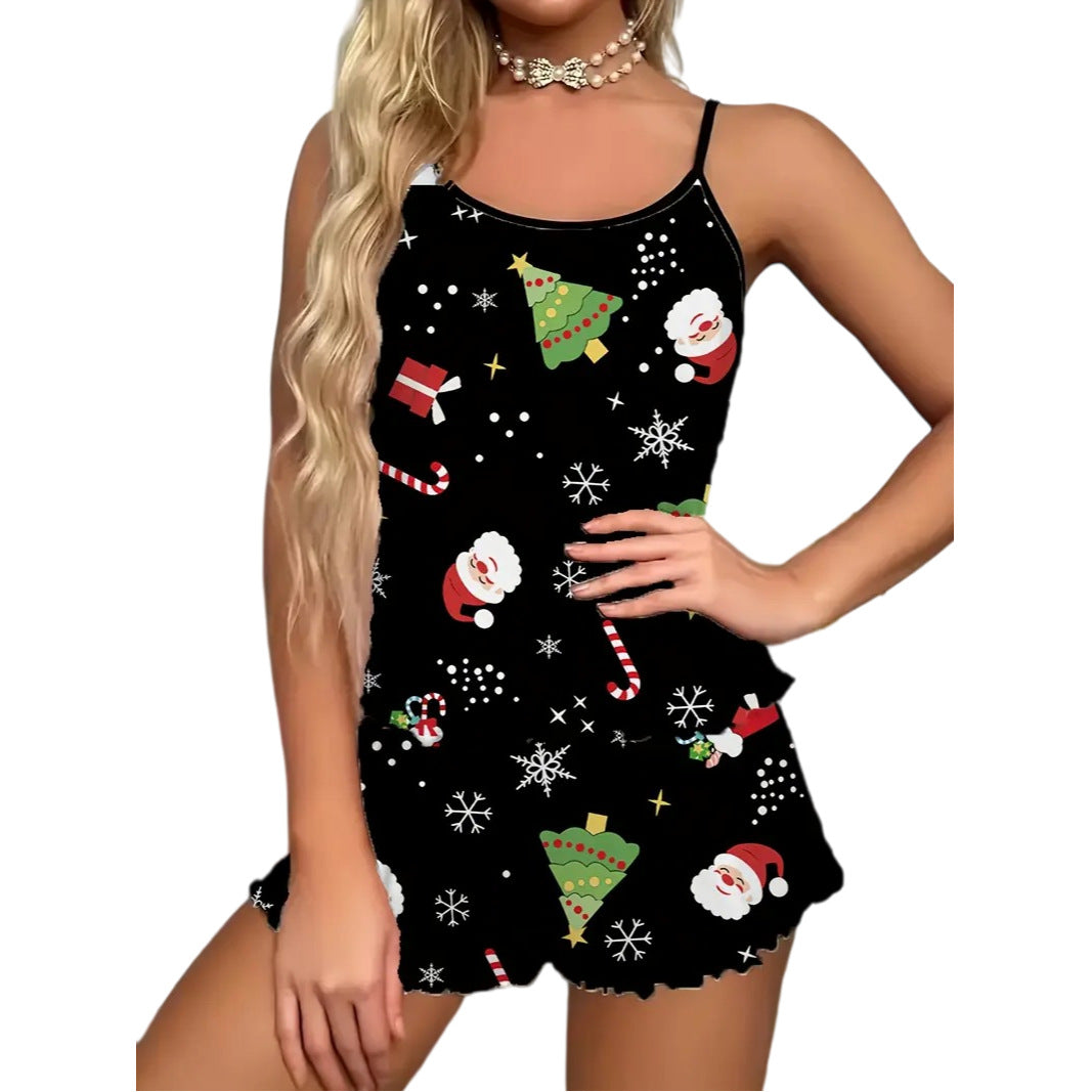 Women's Printed Cami Pajama Pants