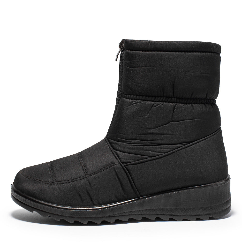 Women's Lazy Slip-On Waterproof Warm Snow Boots