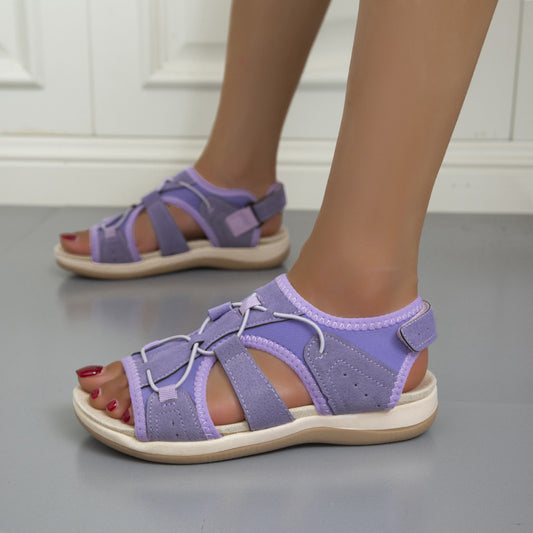 Women's New Low Cut Round Toe Casual Beach Sandals