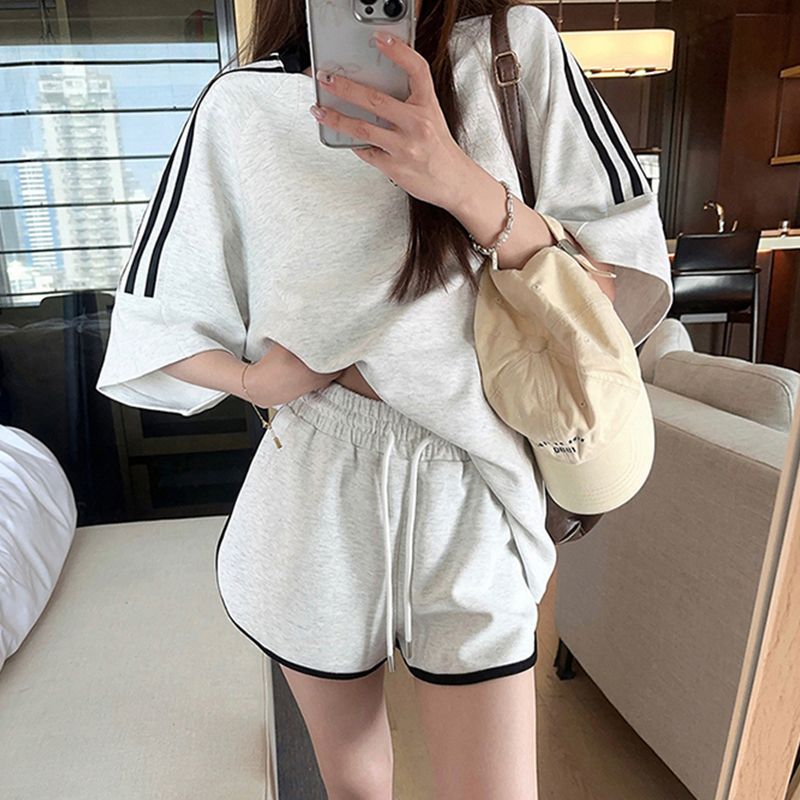 Korean-style Loose-fitting Fashionable Casual Two-piece Set