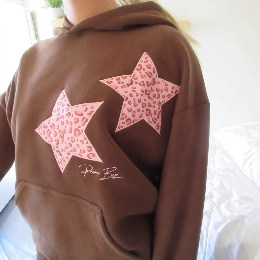 Kvinders alsidige løse afslappede pullover-sweater