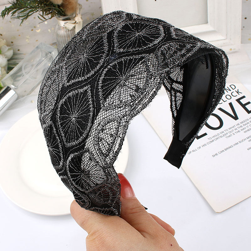 Headband Female Toothed Non-slip Wide Edge
