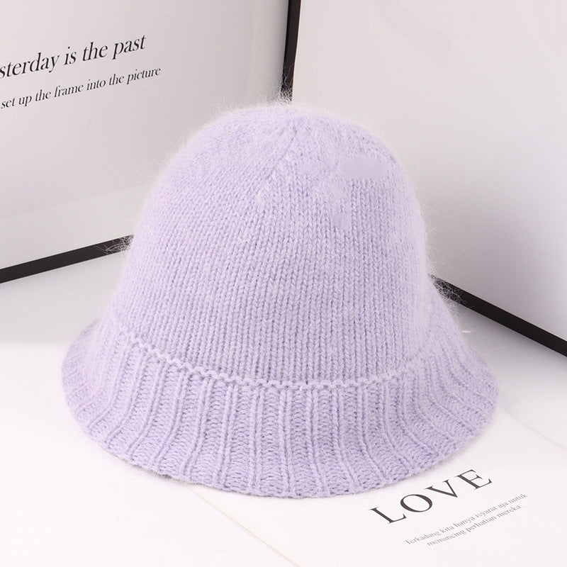 Top Basin Knitted Warm Plush Hat