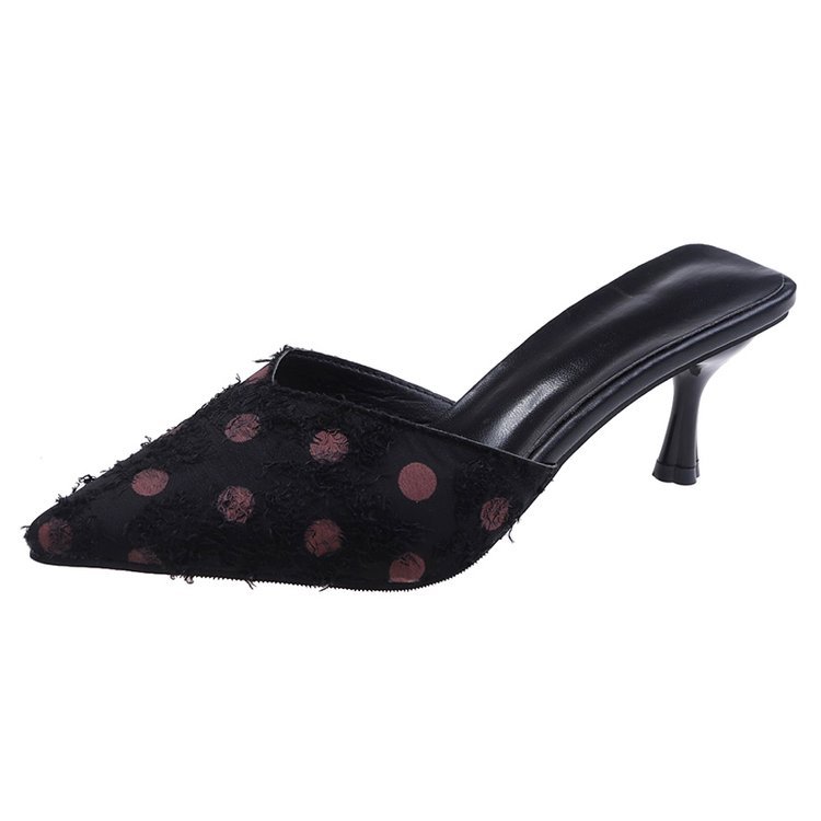 Fashion Women's Stiletto Pointed Toe Half Slippers