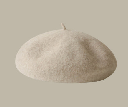 Face Slimming Bucket Hat Warm Knitted Hat Beret
