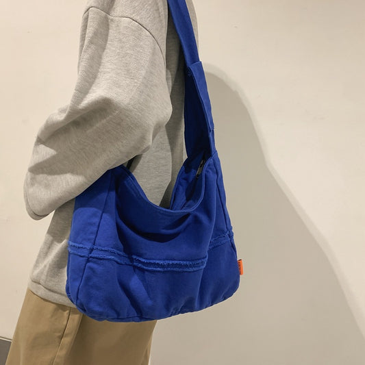 Couple Canvas Large Capacity Messenger Bag