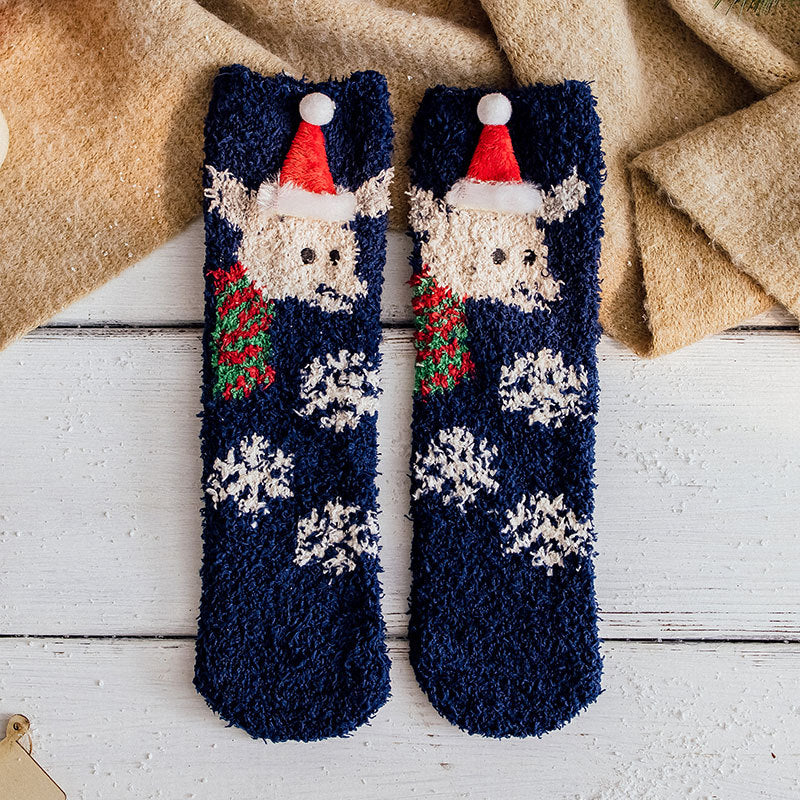 Fashion Floor Non-slip Christmas Socks