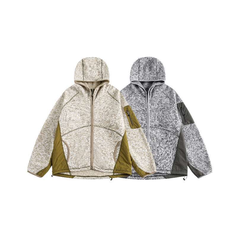 Stitching Heavy Trendy Jacket Top