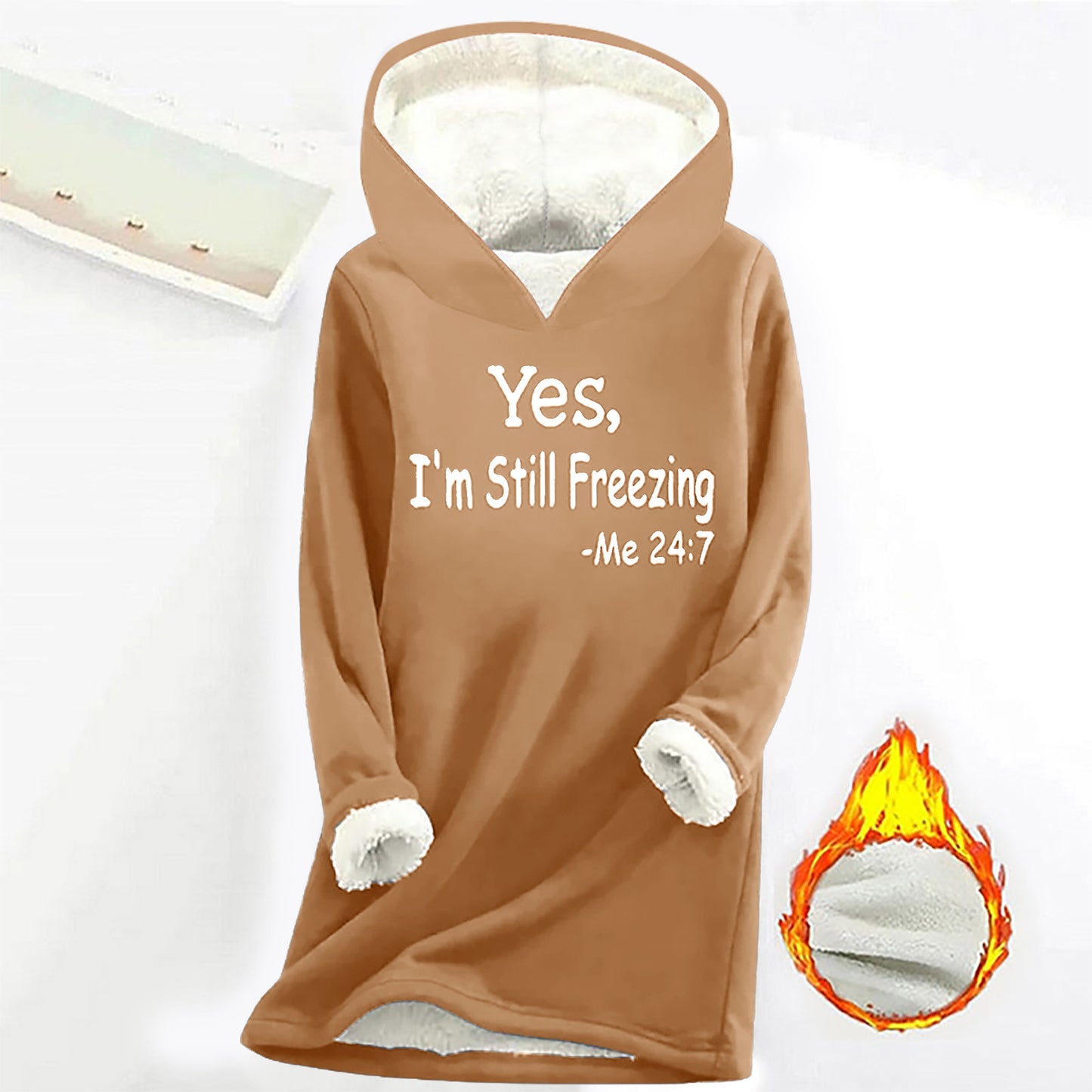 Women's Offset Print Pullover Long Sleeve Casual Plush Sweater