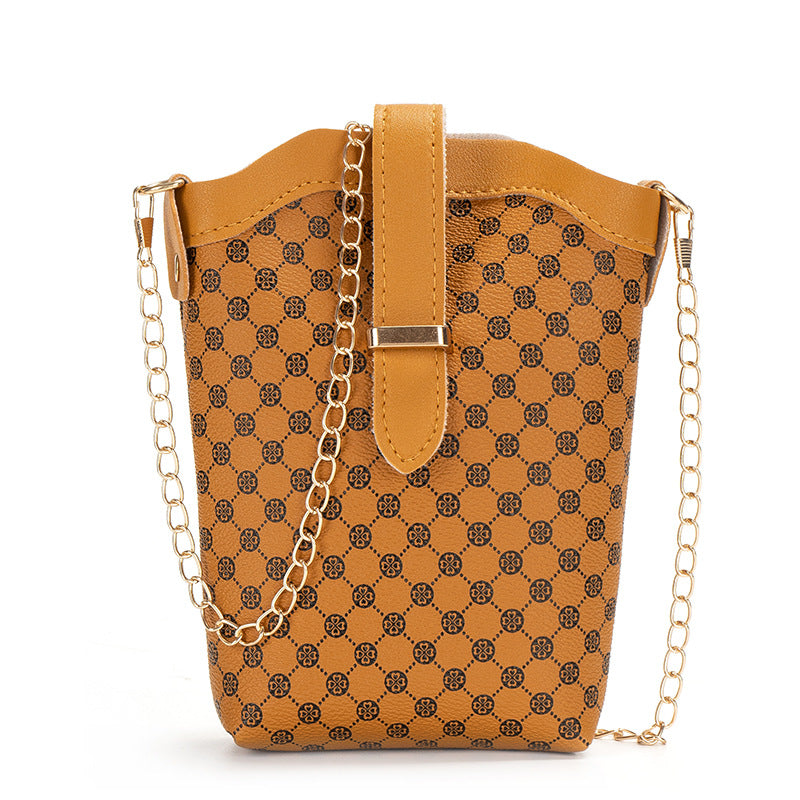 Mini Bucket Fashion All-match Crossbody Cell Phone Small Bag