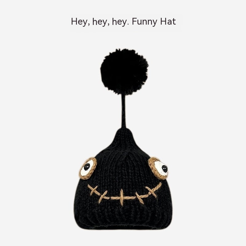 Children's Fashion Simple Wool Pullover Hat