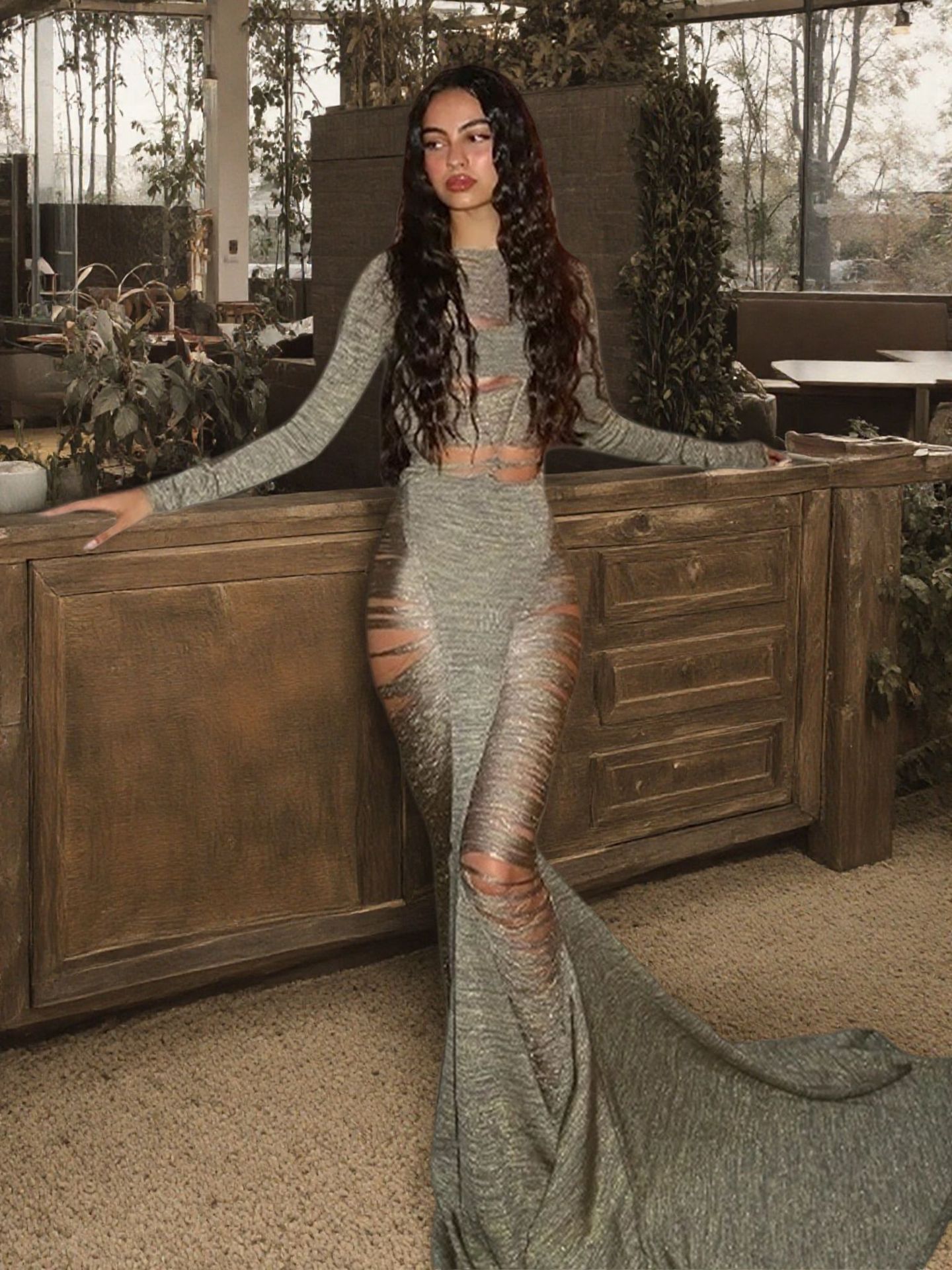 Autumn Fashion Elegant Long-sleeve Sexy Dress