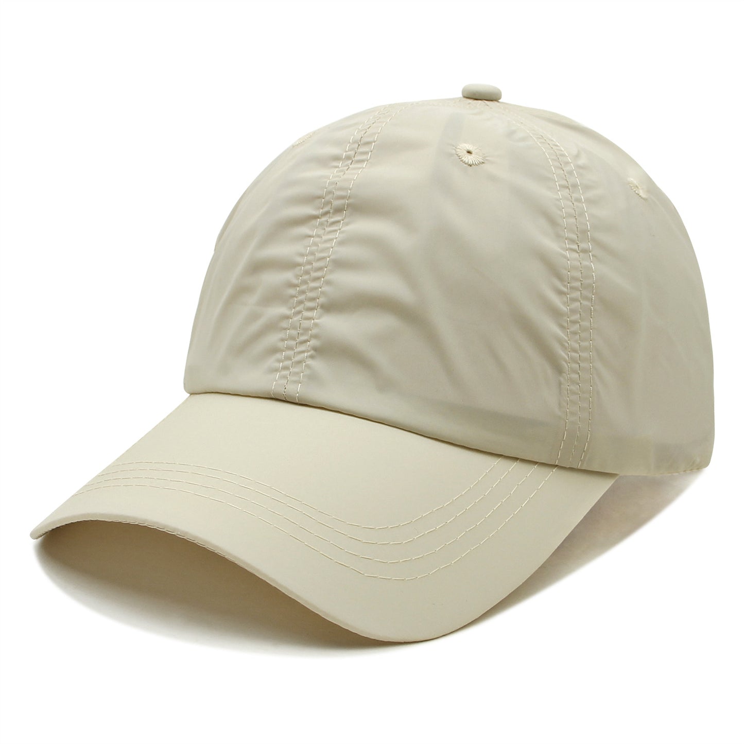 Baseball Cap Women's Outdoor Sports Cap With Hair Extensions Adjustable Quick-drying
