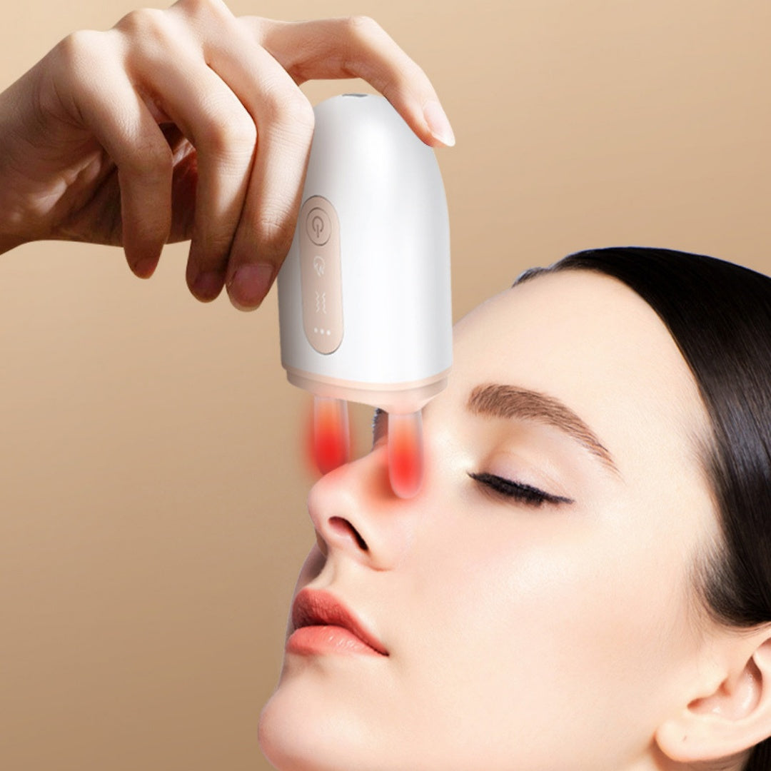 Jade Portable Nose Bridge Massage Red Light Nose Beauty Increased Electric Razor Nose Device