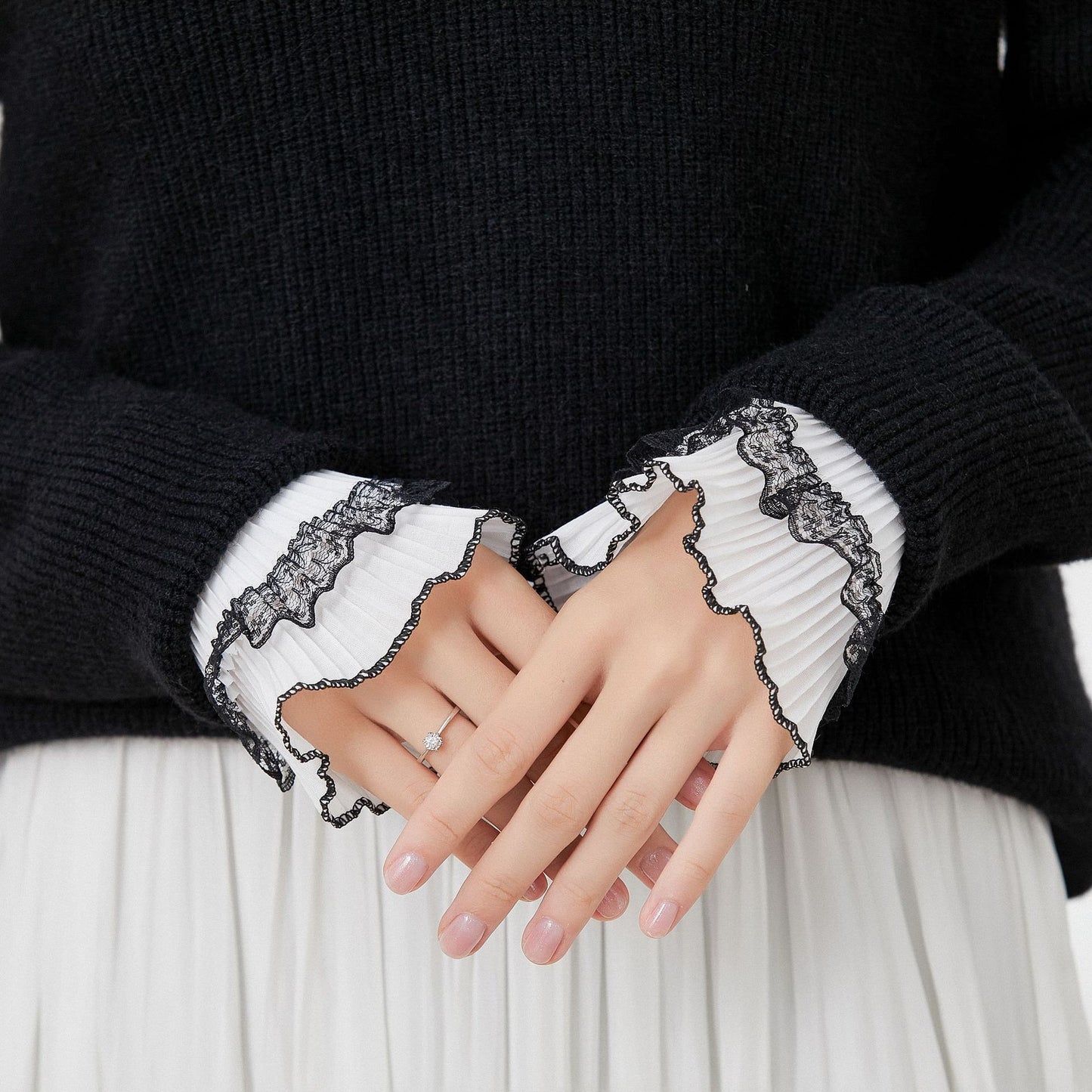 Lace Decorative Clothes Sleeves Sweater Sleeves Fake Cuffs