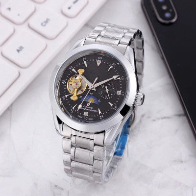 Men's Steel Band Mechanical Watch