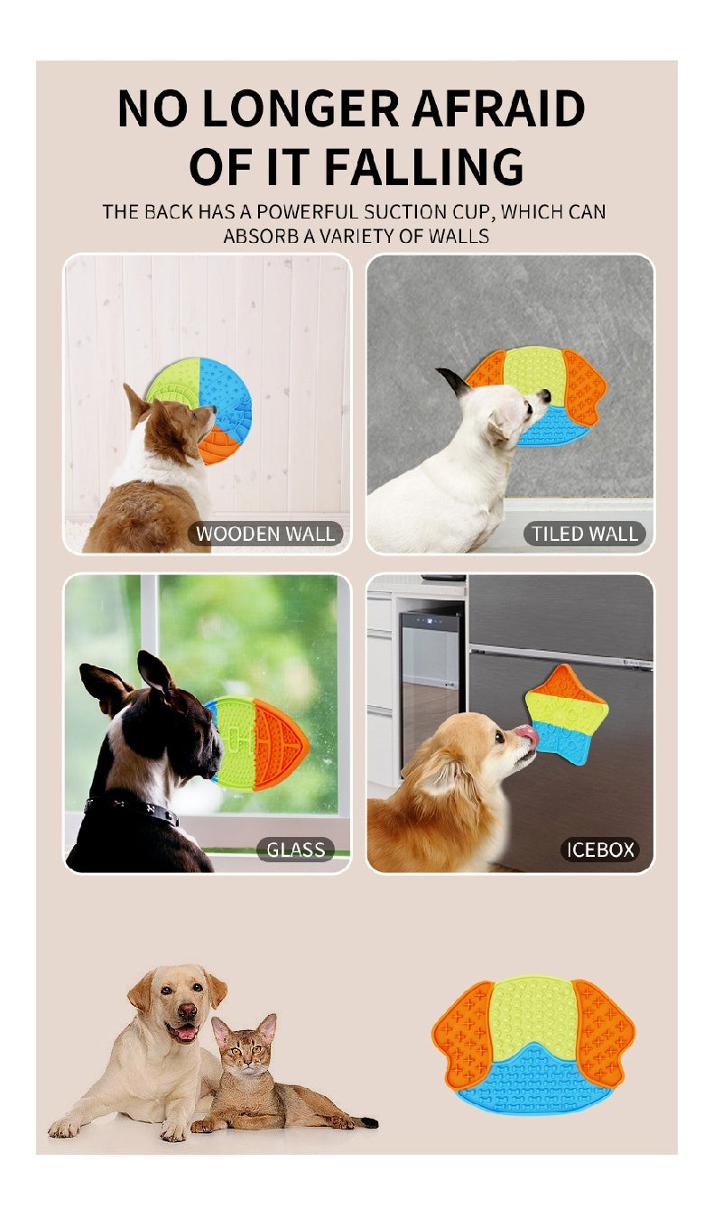 SLow Food Plate For Cats And Dogs  Can Scraper For Pets