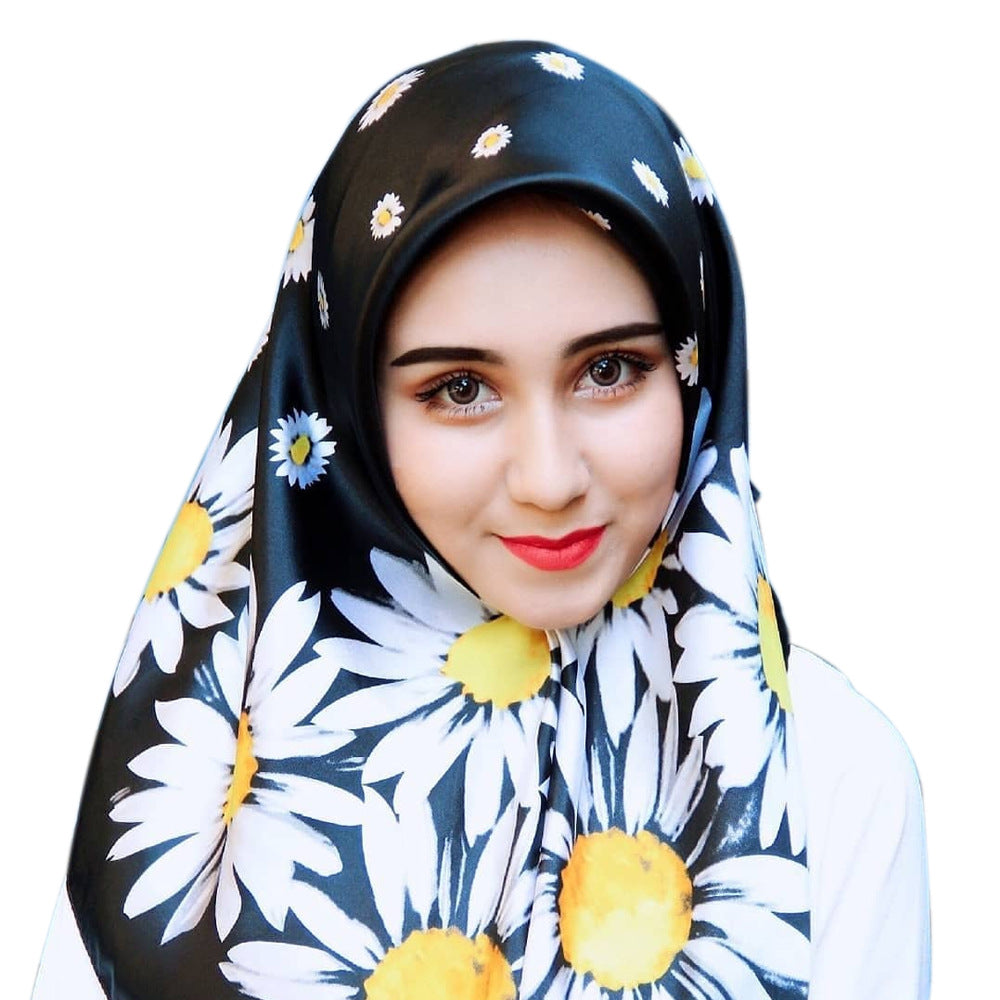 Explosive Leopard Printed Large Square Scarf