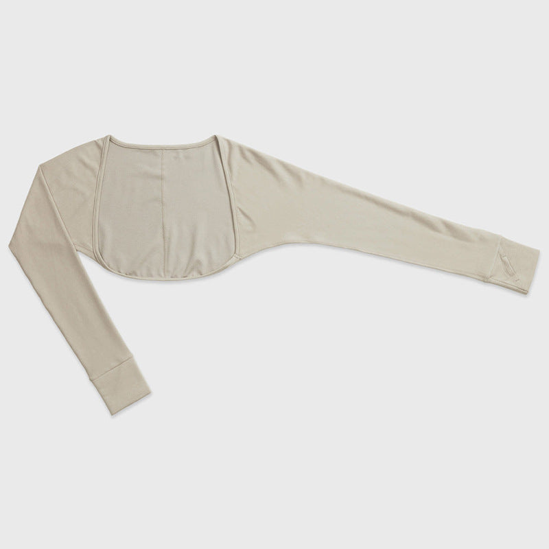 Korean Style Ins Trendy Yoga Clothes Long Sleeve Smock Top