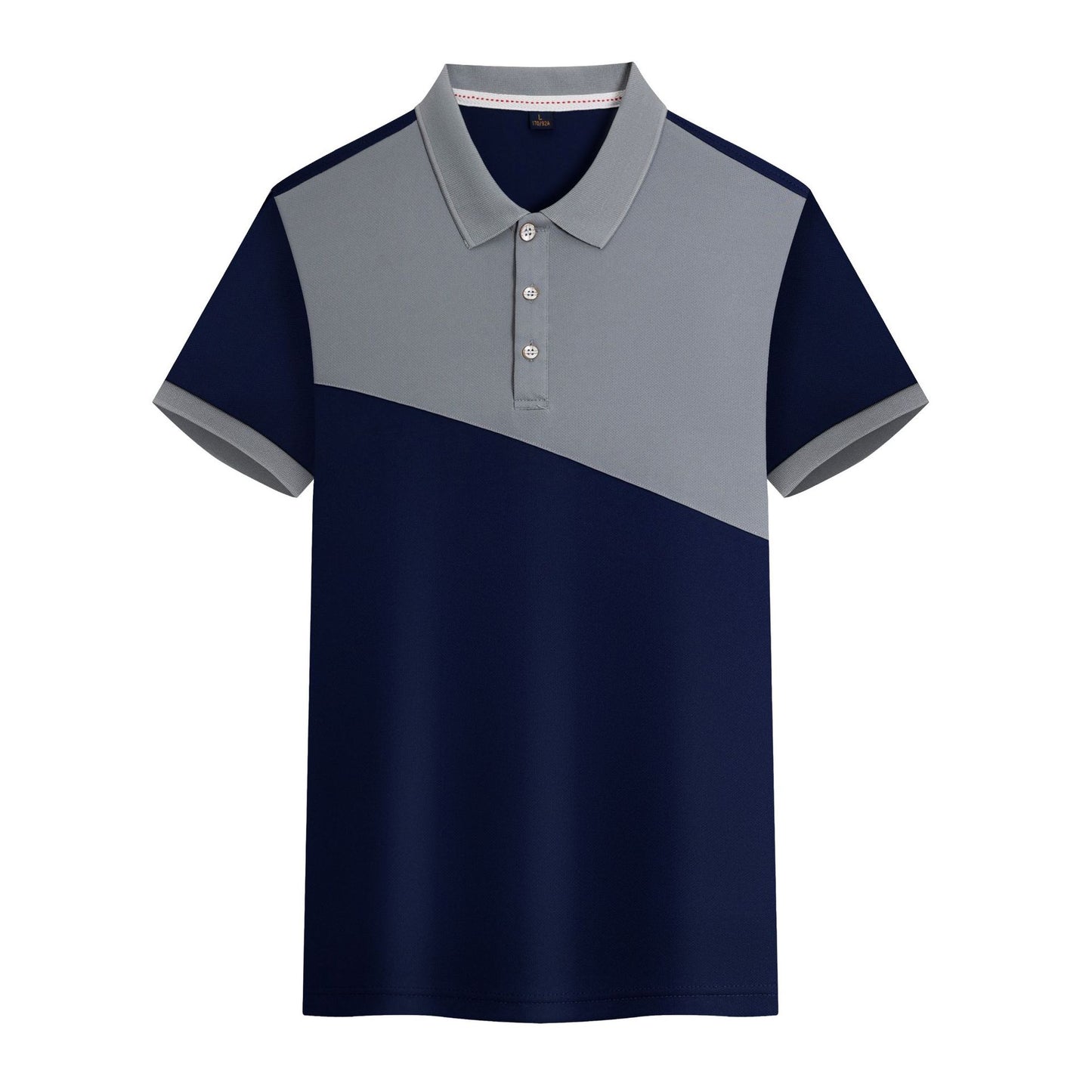Color Matching Sports Fashion Polo Shirt Lapel