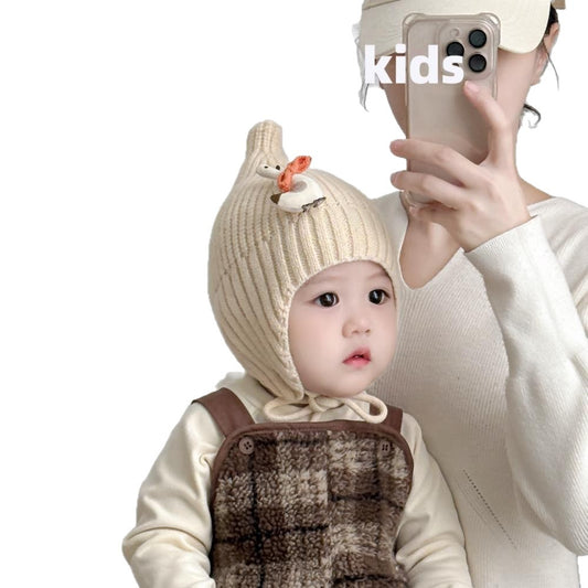 Autumn And Winter Thermal And Windproof Knitted Earlobe Hat