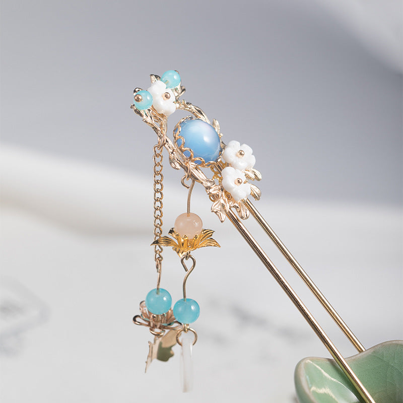 Handmade hair accessories, hairpins, tassels, step hairpins
