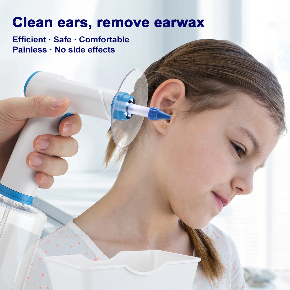 New Electric Ear Punch With Earmuffs Household Portable Meatus Acusticus Cleaning Device Ear Washing Tool Batch