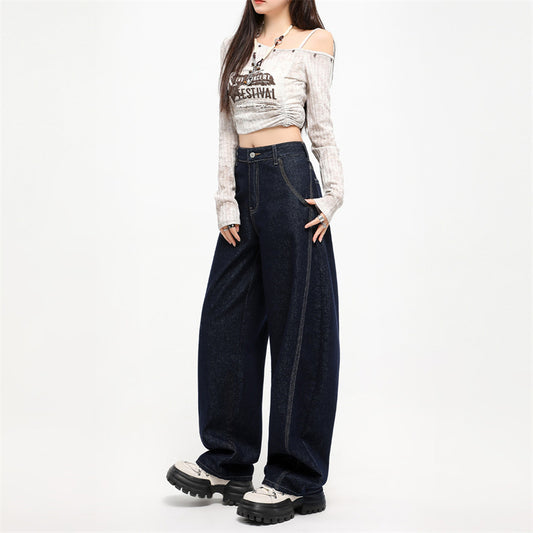 Forår Nye Split Patchwork Retro Casual Machete Jeans