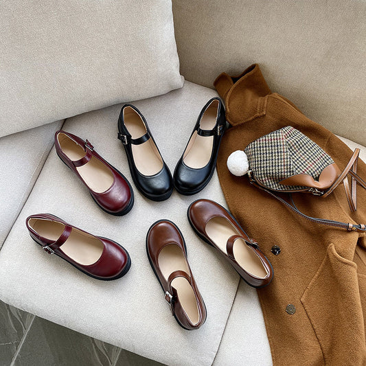 New Women's Shoes With Shallow Buckle