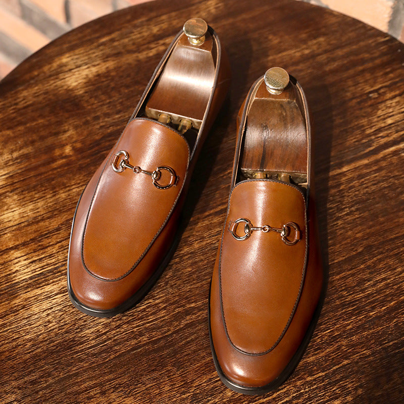 Men's leather shoes