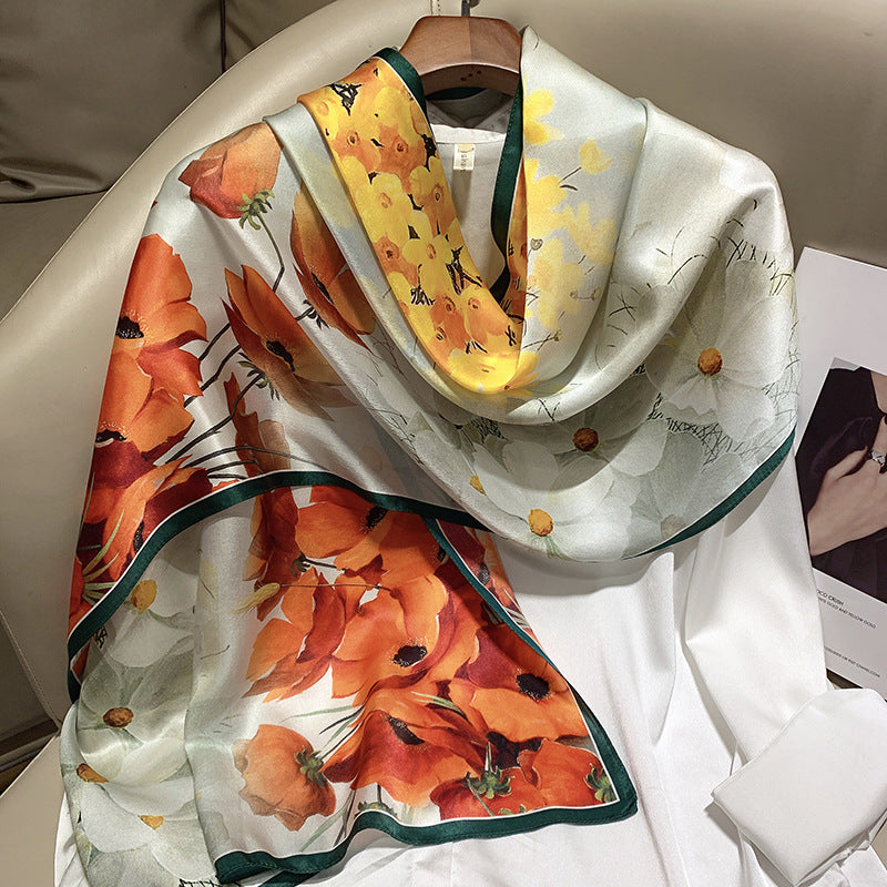 Hangzhou Silk Silk High-end Long Silk Scarf