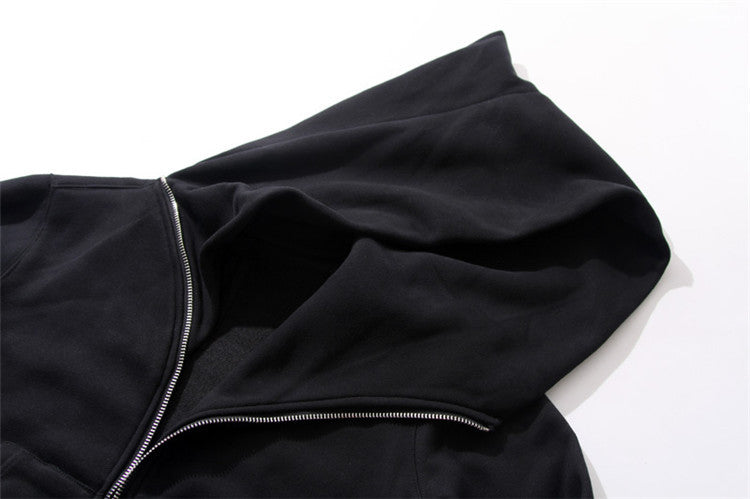 Men's cardigan sweater hoodie